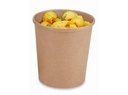 emballage-alimentaire-pot à soupe kraft 450ml-carton-cpsk450-le-paquet