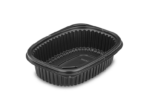 [PBCN600] Barquette micro-ondable cookipack noir 600 cc x 40 unités