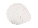 Rond blanc festonné 19 x 250pcs