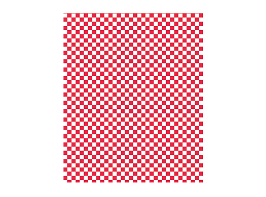 Papier Burger 28X34cm damier rouge x 1 000pcs
