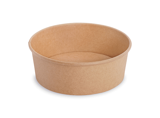 Boite salade kraft brun 1300 ml x 300pcs