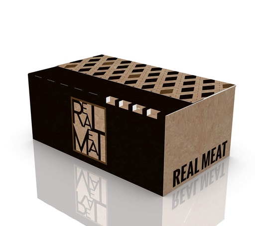 [CBCK002] Chicken box Grand Modèle real meat x400 unités