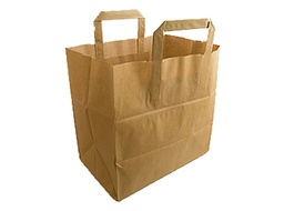 [PSCK005] Sac cabas en kraft brun 32+20X28 x 250pcs