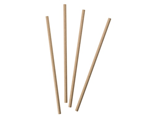 [CPCK006] Paille carton kraft 6 mm x 500pcs