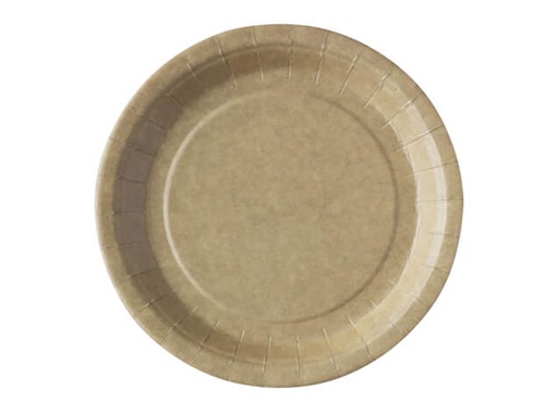 [CACK018] Assiette en carton kraft 18 cm x 50pcs