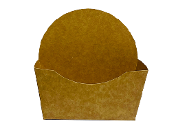 [CEBK012] Étui à bagel brun ingraissable x 50pcs