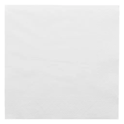 [PSBF033] Serviette 33x33 2F blanc x 2400 unités
